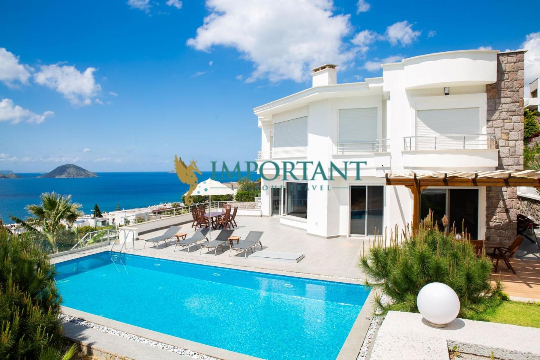 Bd4123 Five Bedroomed With Pool And Sea View Willa *